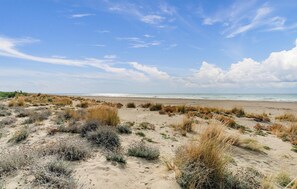 Tæt på stranden