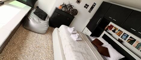 1 Schlafzimmer, Bügeleisen/Bügelbrett, kostenloses WLAN, Bettwäsche