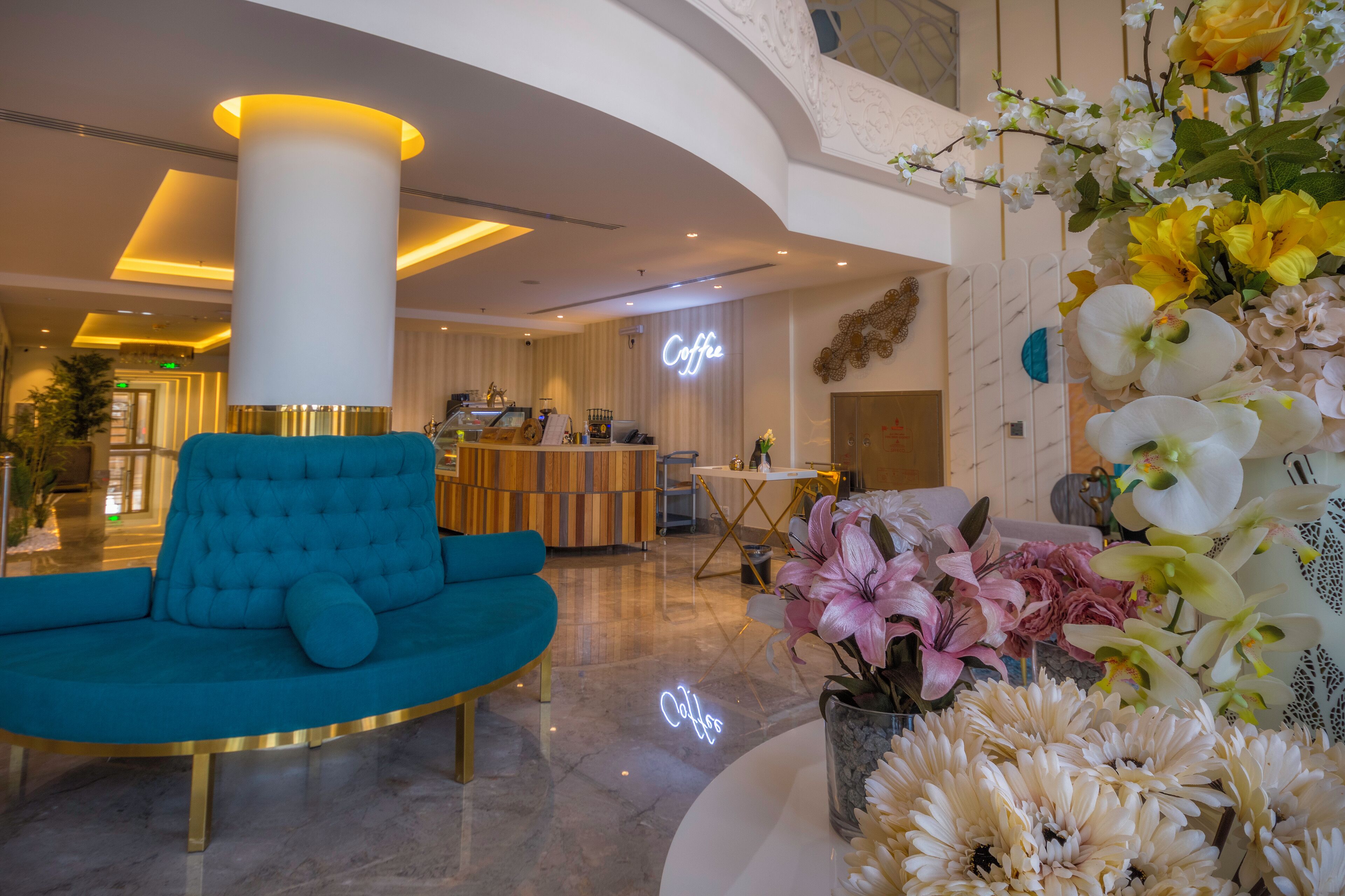 Lobby sitting area