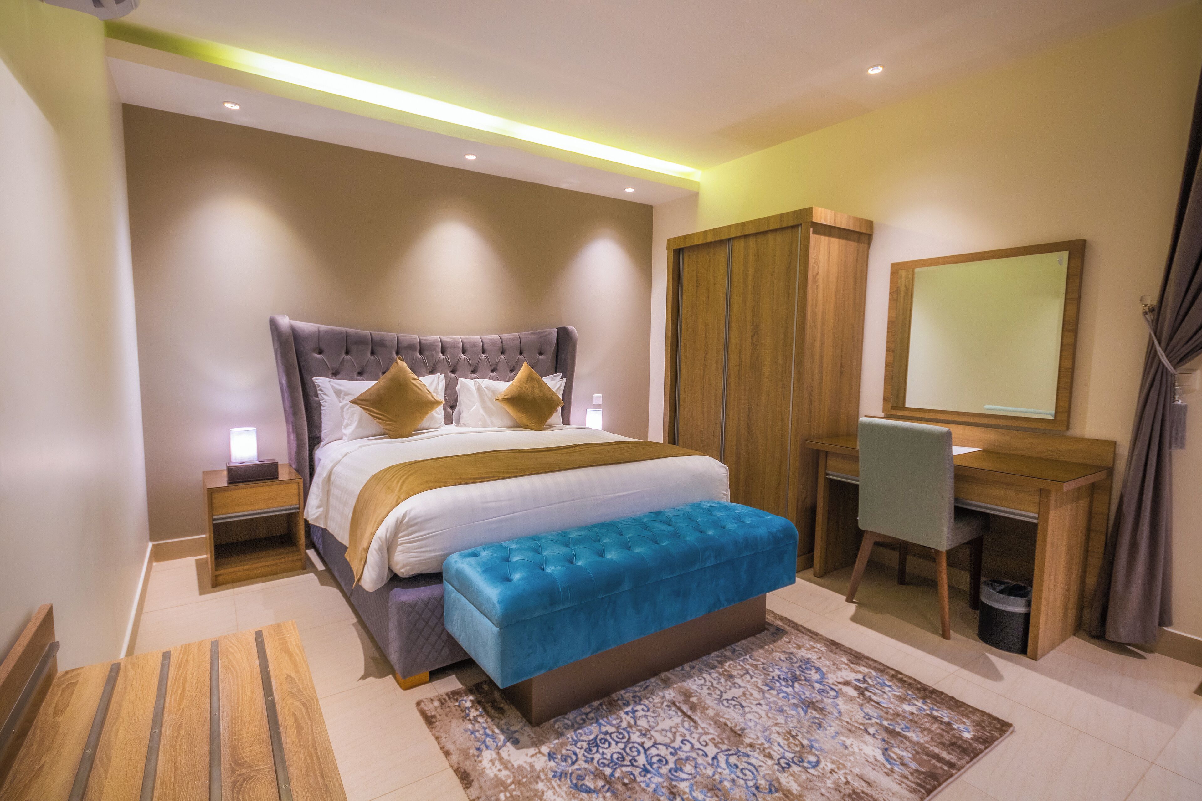 Apartemen Eksklusif | Seprai katun Mesir, seprai premium, dan selimut bulu angsa