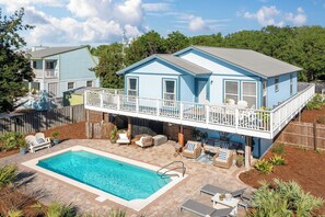 Exterior - Beach Buddy - Gulfview Heights on 30A, Heated Private Pool, Walk to Beach + Eat! (Santa Rosa Beach)