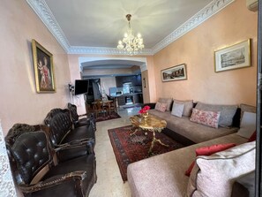 Living area - Luxury apartmentin the heart of Gueliz Marrakech (Marrakech)