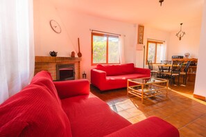 Fernseher, Kamin