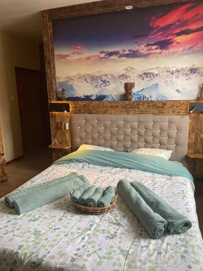 2 quartos, berço de viagem, Wi-Fi de cortesia, roupa de cama