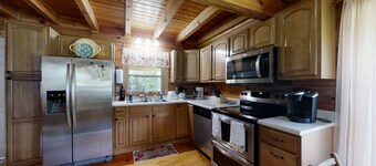 Yellow Cabin on the River by RedAwning