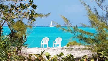 Accommodatie ligt op het strand