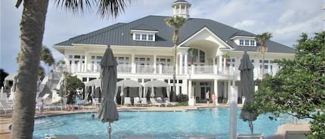 Indoor pool, a heated pool