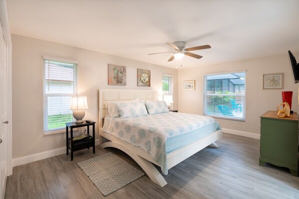 3 bedrooms, iron/ironing board, travel crib, free WiFi