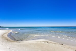 On the beach