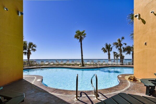 Indoor pool, a heated pool