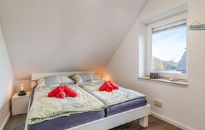 2 Schlafzimmer, Reisekinderbett, kostenloses WLAN