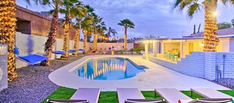 Massive Yard with Heated Pool, Modern Private Home