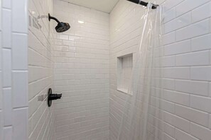Bathtub, hair dryer