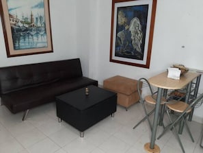 Apartamento básico | Vista do quarto