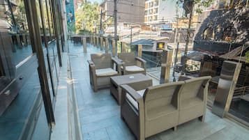 Deluxe Triple Room, 3 Bedrooms, City View | Terrace/patio