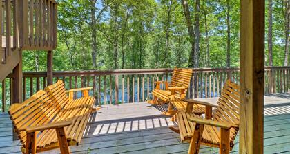 Lakefront Family Escape w/ Fire Pit & 2 Decks!