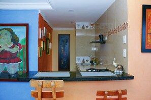 Basic-Apartment | Eigene Küche | Kühlschrank