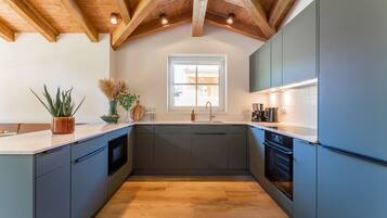 Kühlschrank, Ofen, Herdplatte, Geschirrspüler