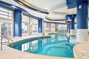 Indoor pool, a heated pool
