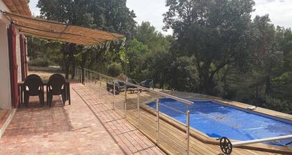 House with heated pool near the Gorges du Verdon.