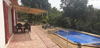 House with heated pool near the Gorges du Verdon.