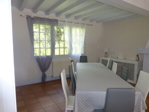 Dining - VILLA FOUILLEBROC with swimming pool (Touffreville)