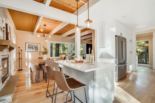 Hot Tub, Sauna, Game Room | Modern 5BDR Family Cabin | Homewood by AvantStay