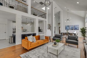 TV, fireplace, stereo, offices