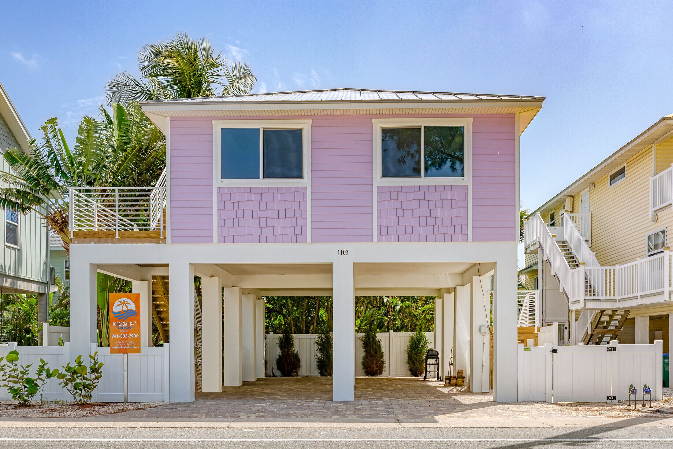 Anna Maria Island Gulf Lookout-Gulf Views From Every Room--Rooftop Terrace-Night