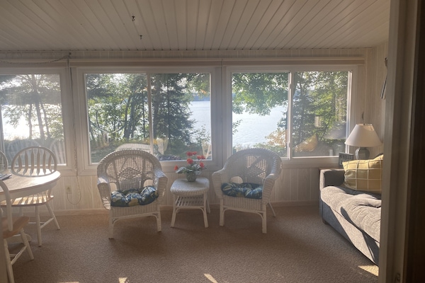 Una Smart TV, una chimenea, un reproductor de DVD