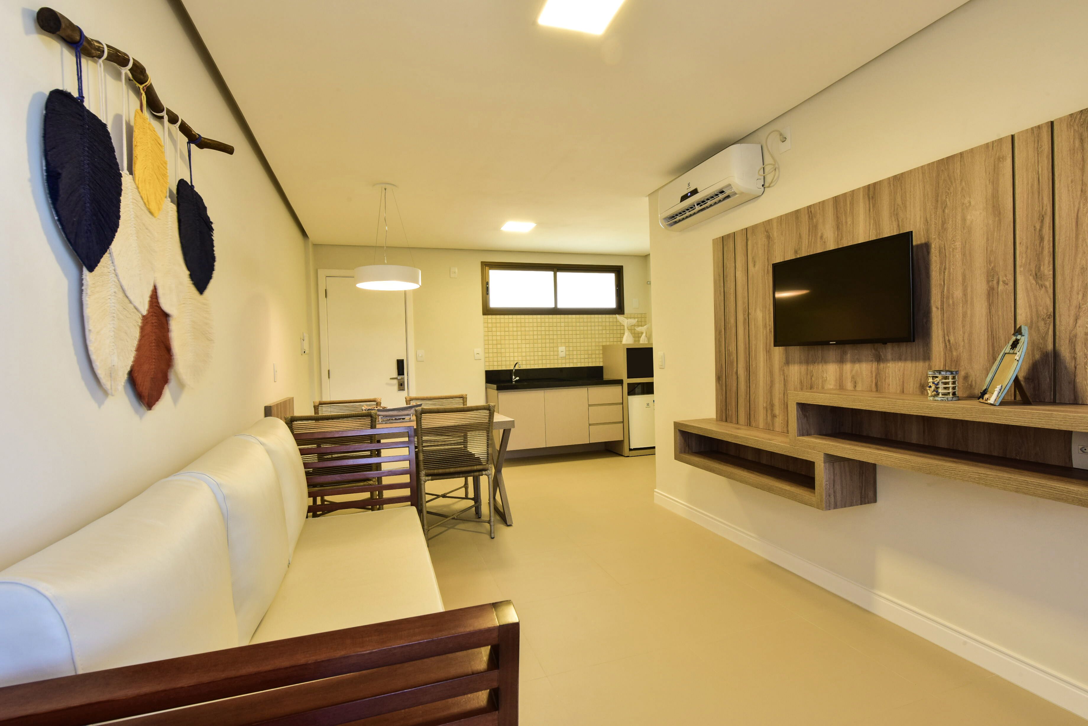 deluxe suite, 1 bedroom, ensuite, garden view | living area | 32-inch smart tv with satellite channels, tv