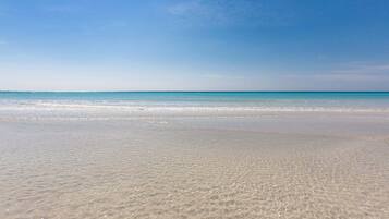 Vlak bij het strand