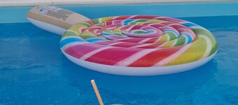 New luxury apartment in villa with a pool