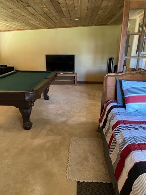 Game room - Private lakefront home with amazing views! (Noble)