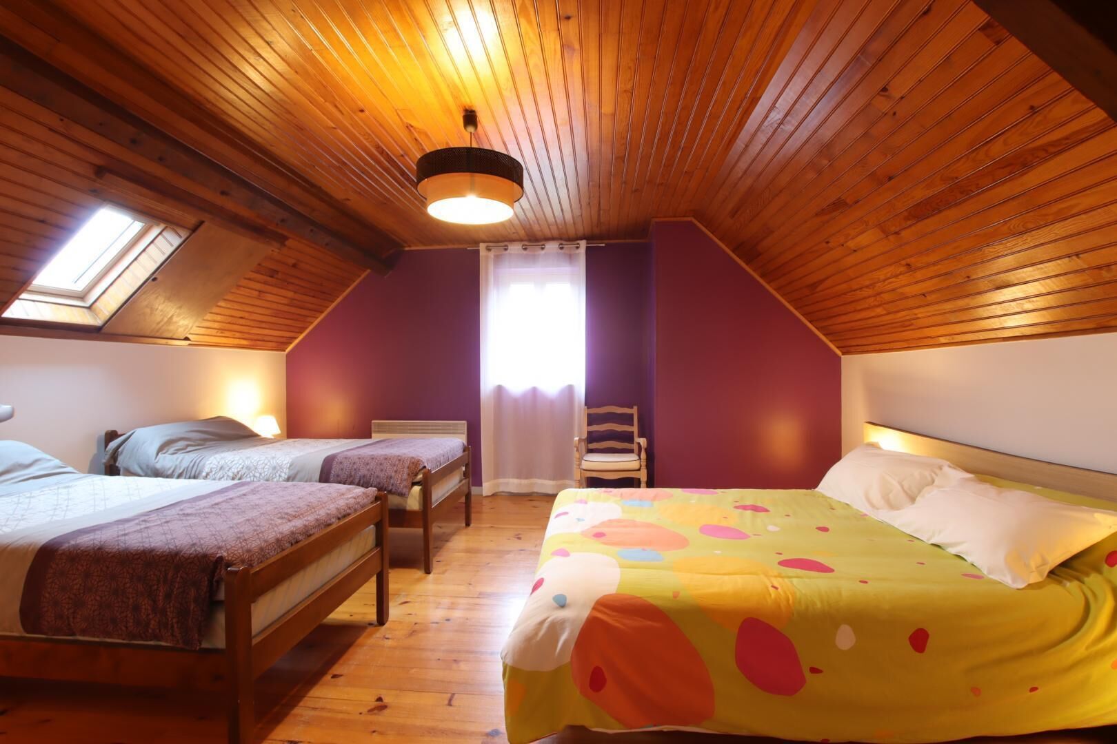 4 chambres, accès Internet