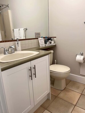 Ducha y bañera combinadas y secador de pelo