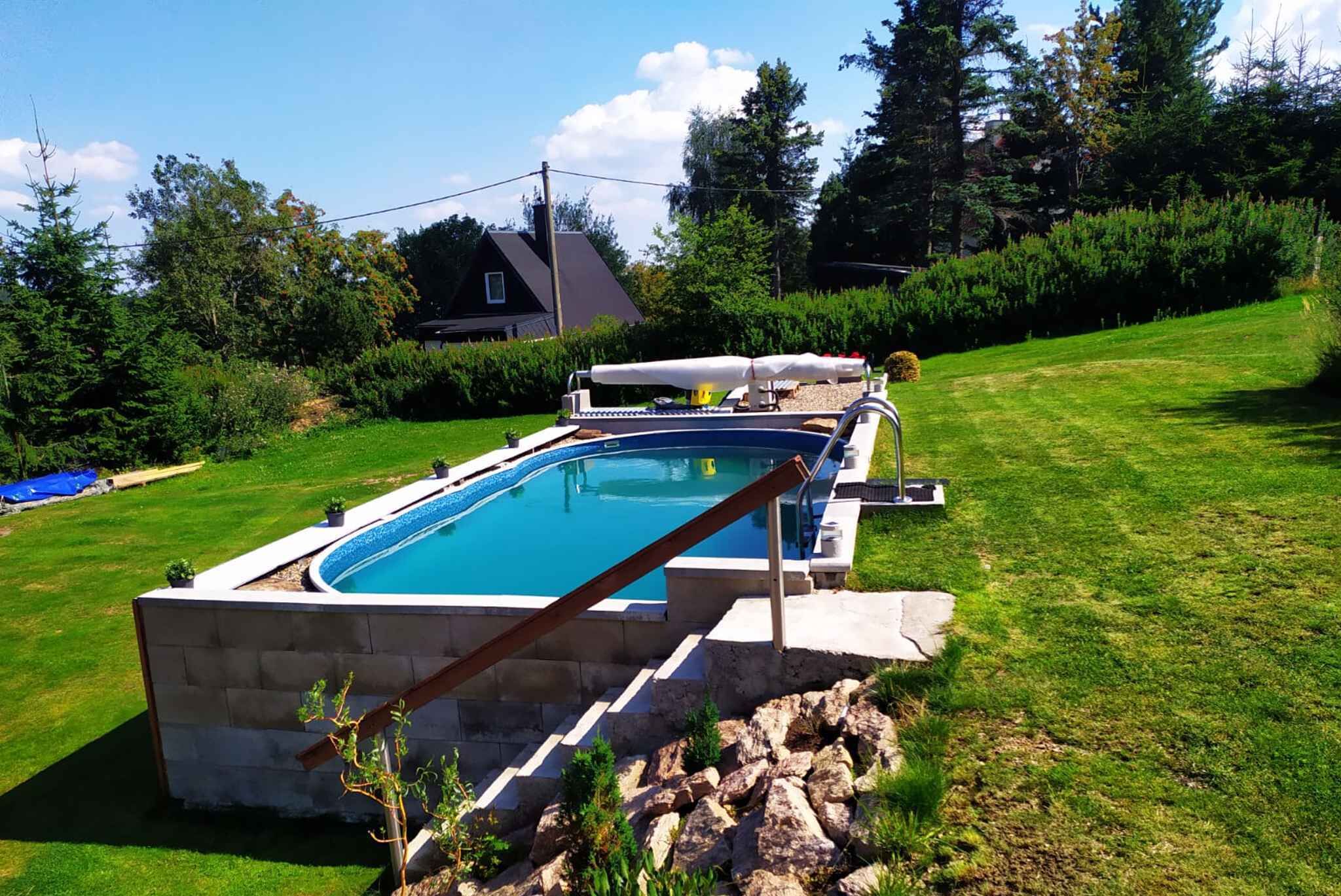 Indoor pool, a heated pool