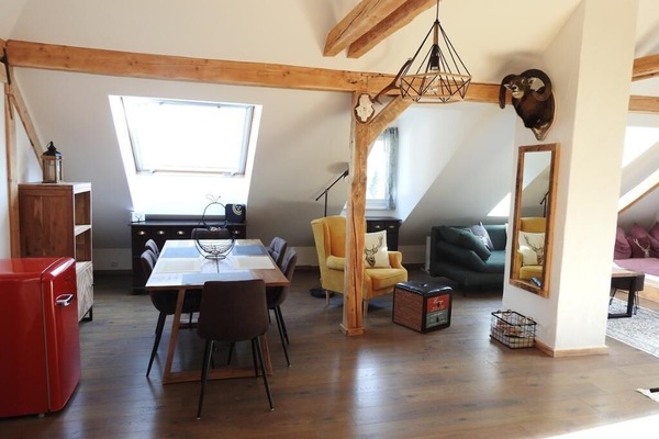 Apartment Dachgeschoss-Ferienhaus Platzhirsch