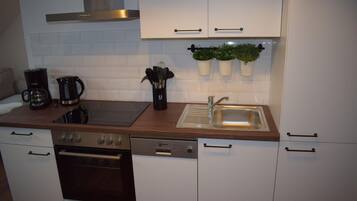 KĂŒhlschrank, Mikrowelle, Herdplatte, GeschirrspĂŒler