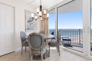 Dining - Beach Lovers, 2/2 Peck Plaza Direct Oceanfront Condo, Heated Pool Hot Tub - Peck14SE (Daytona Beach)