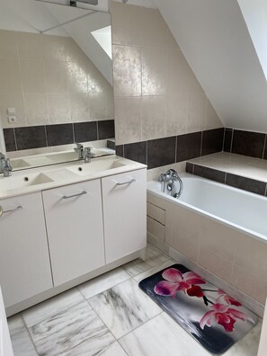 Badewanne, Handtücher