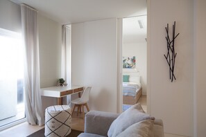 1 chambre, fer et planche Ă repasser, Wi-Fi gratuit, draps fournis