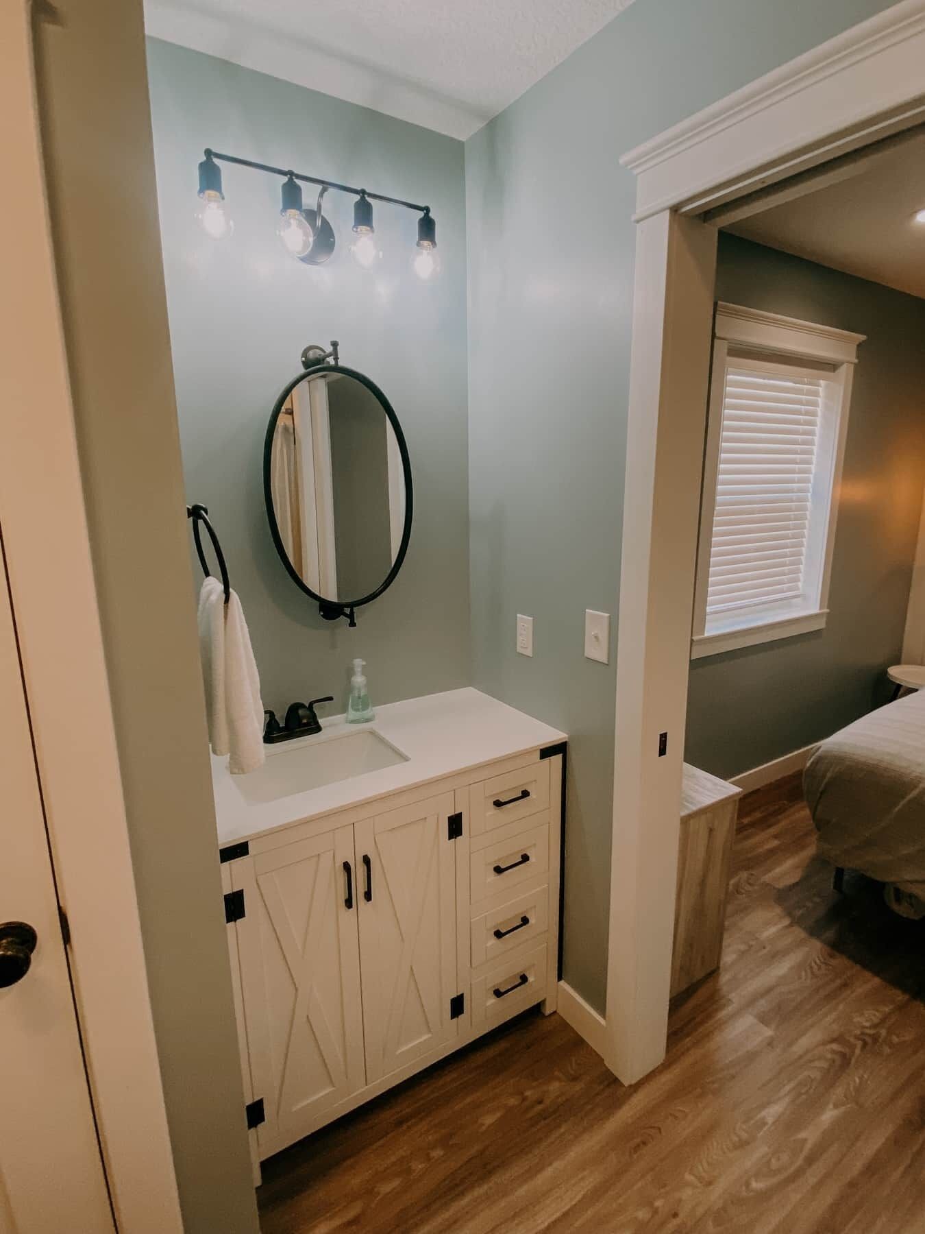 Hair dryer, towels