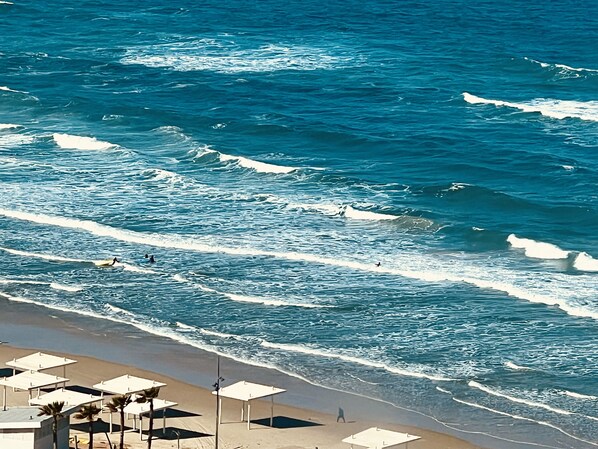 Vue depuis lâhĂ©bergement