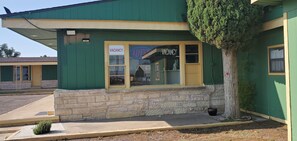 Façade de l’hébergement