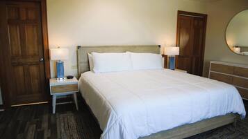 Executive Suite, Pool View | Pillow-top beds, laptop workspace, blackout curtains, free WiFi