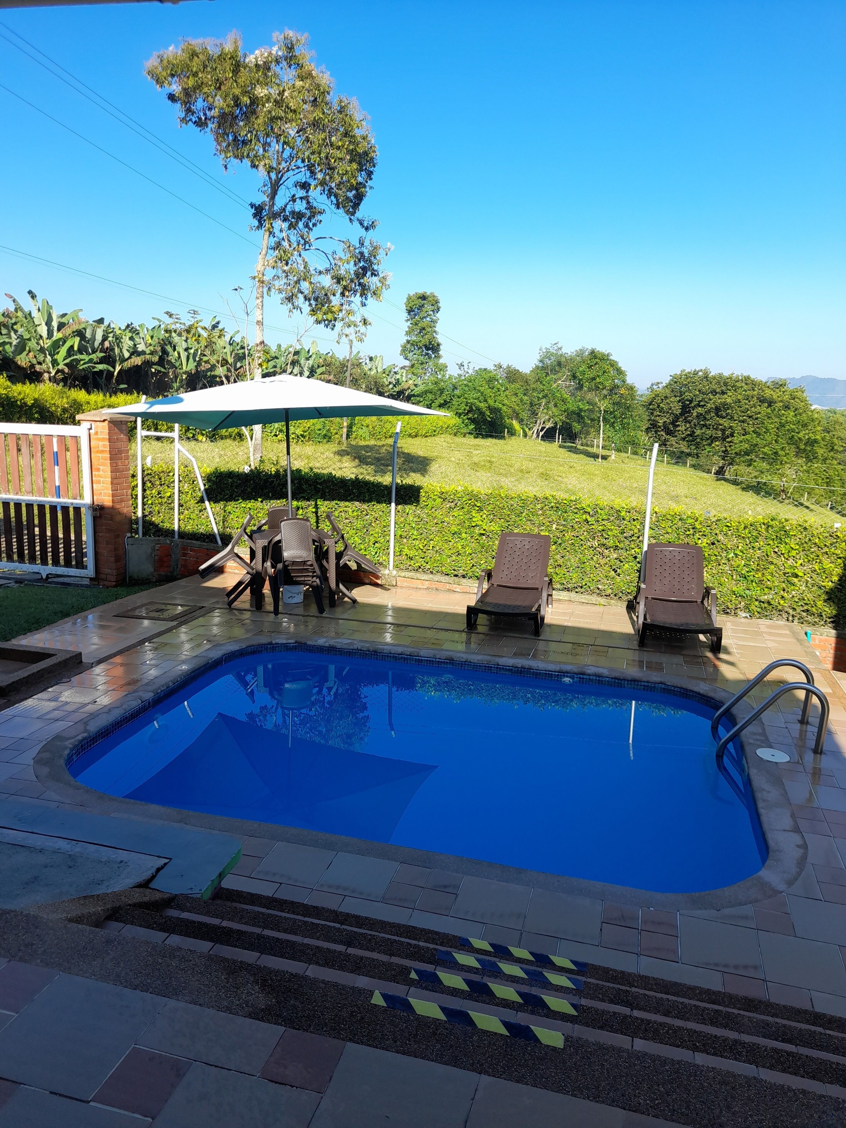 Indoor pool, outdoor pool