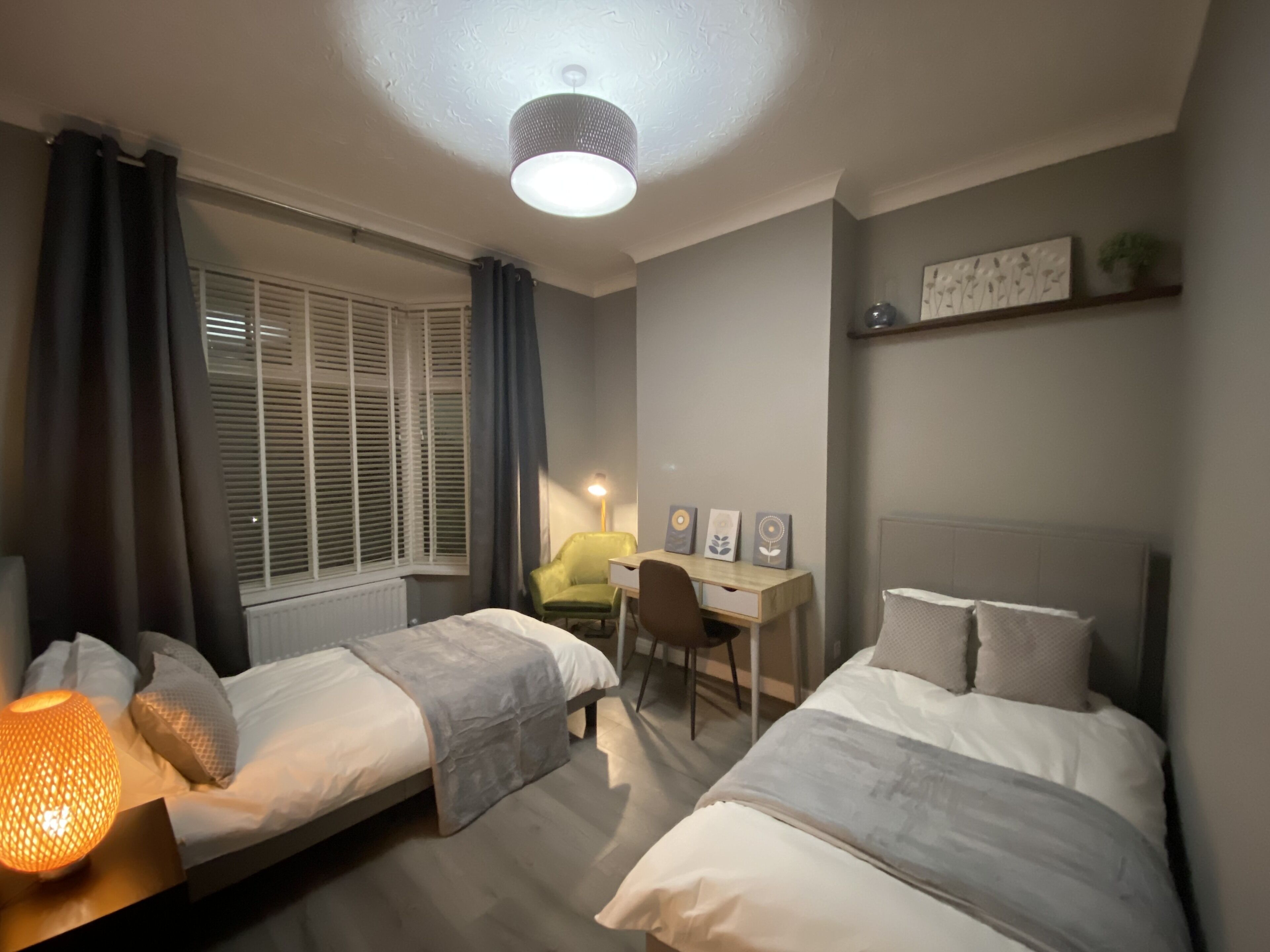 2 bedrooms, iron/ironing board, travel crib, free WiFi