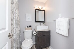 Bathtub, hair dryer