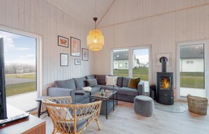 Smart-tv en een open haard